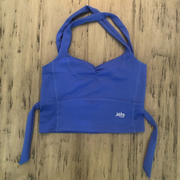 Mika Yoga Wear Other - NWOT Mika Yoga Wear Lynn Top Cobalt Blue Size XS